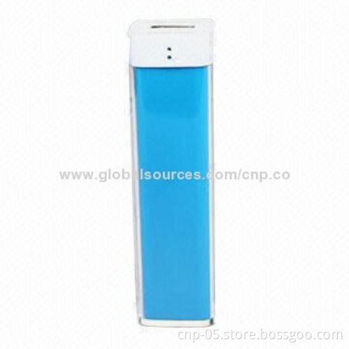 2,600mAh Mini Power Banks with ABS + PC Materials, Smart Power Management